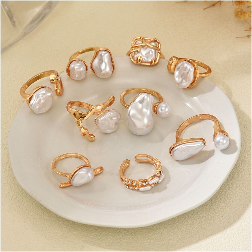 Pearl Rings set 2 variants image 2