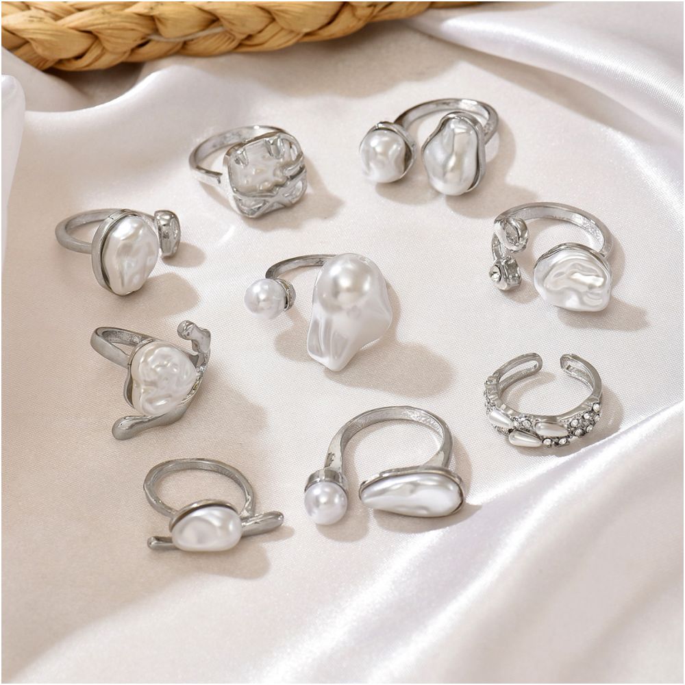 Pearl Rings set 2 variants image 3