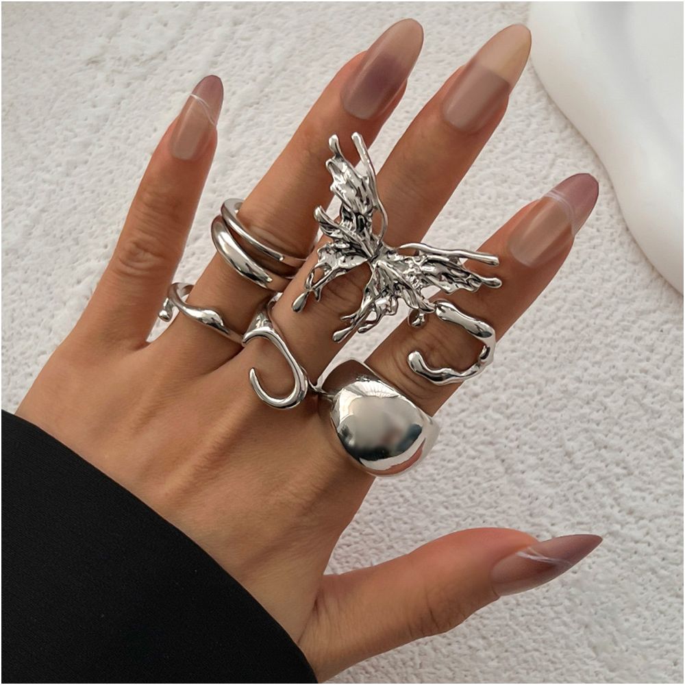 Lava butterfly ring set 7psc 2 variants