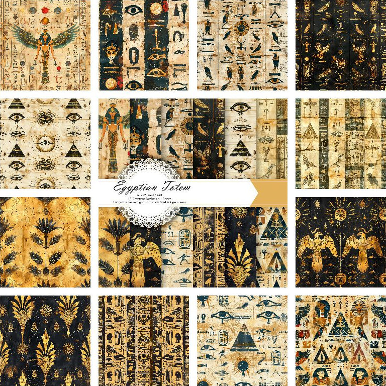 Egyptian Totem Collection background paper image 0