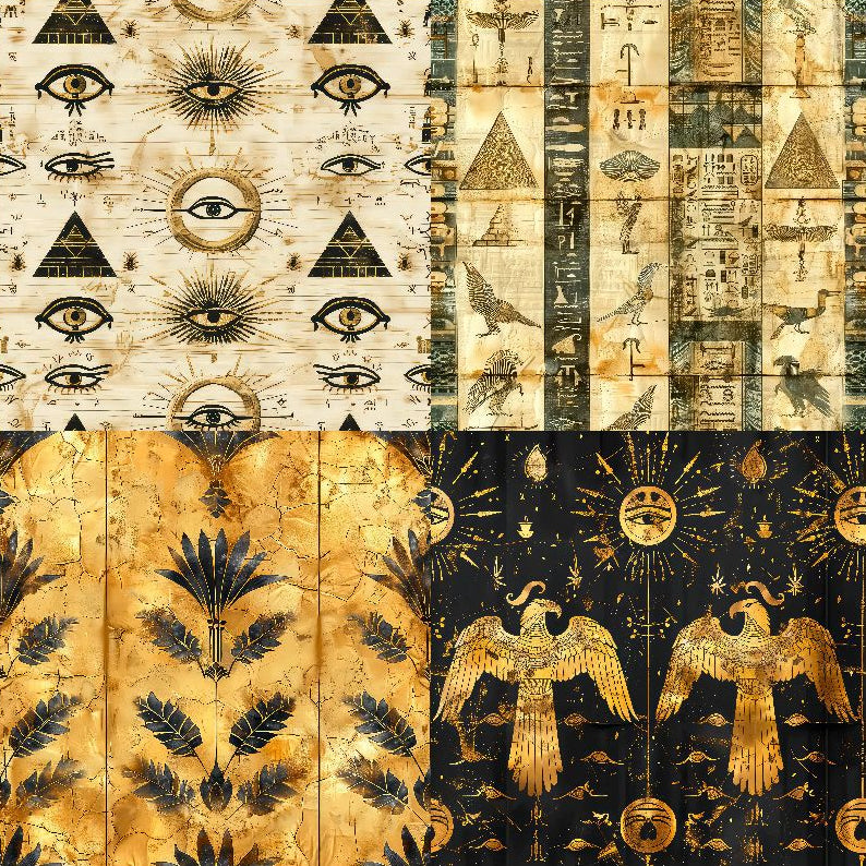 Egyptian Totem Collection background paper image 2