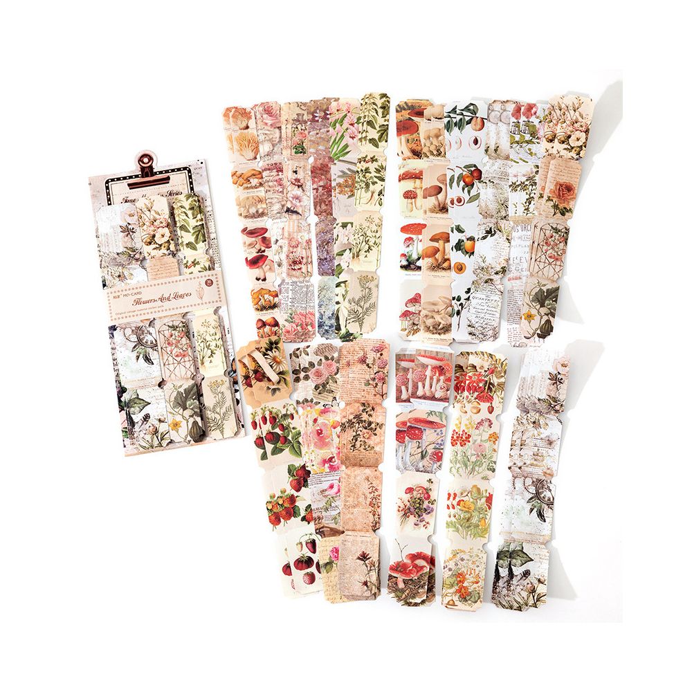 Time Capsule Series Retro Paper stickers 36 Sheets 6 Designs