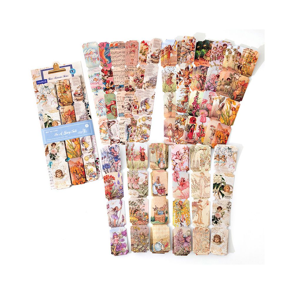 Time Capsule Series Retro Paper stickers 36 Sheets 6 Designs