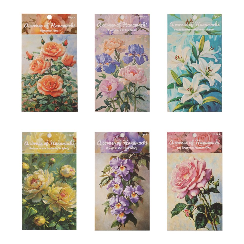 Flower Town Series Paper 10 Sheets 6 design image 4