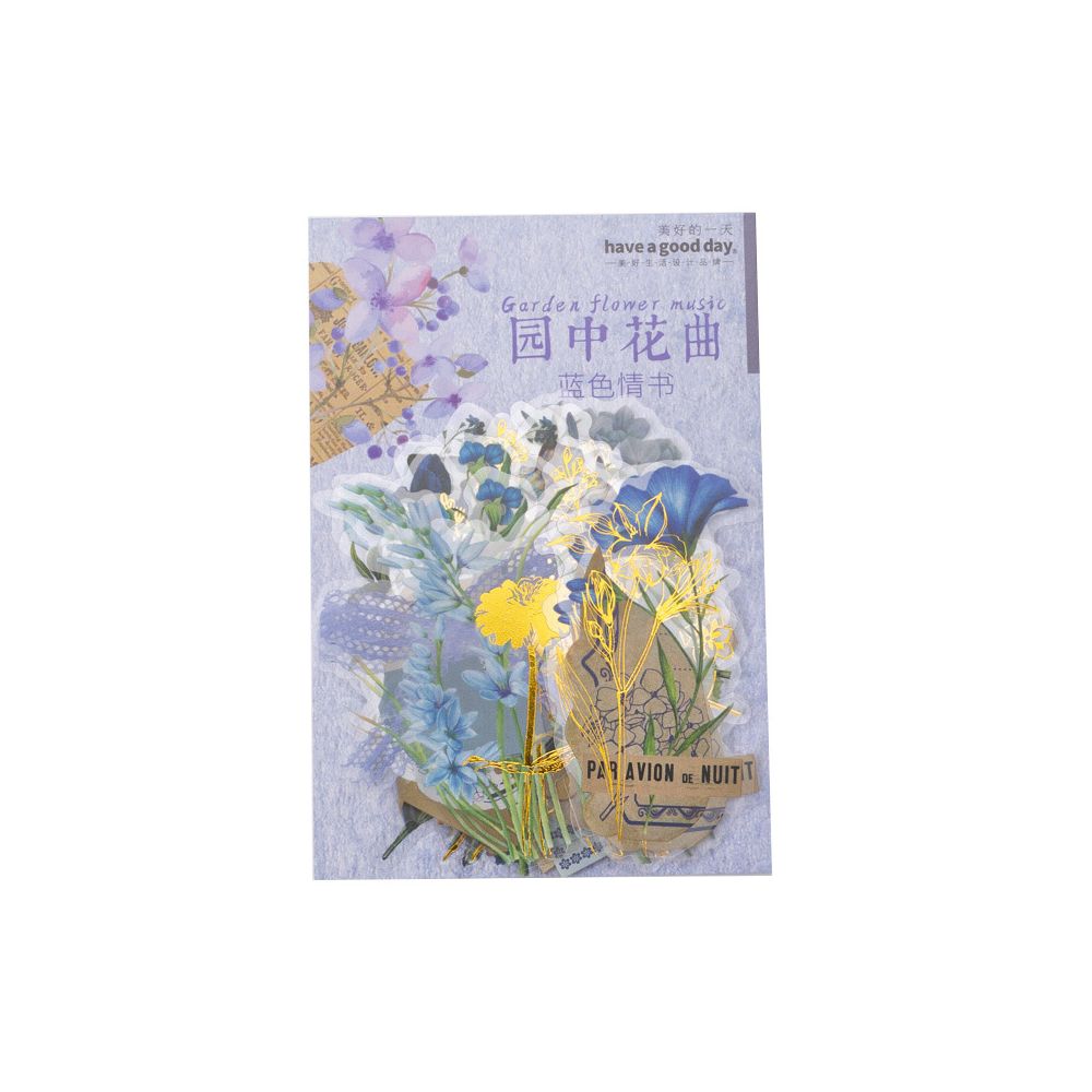 Garden Flower Series PET stickers 30 Sheets 6 Designs image 4