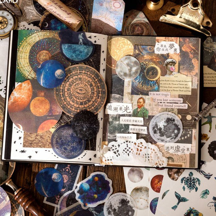 Retro Specimen Collection Paper stickers 83 Pieces 6 Designs image 3