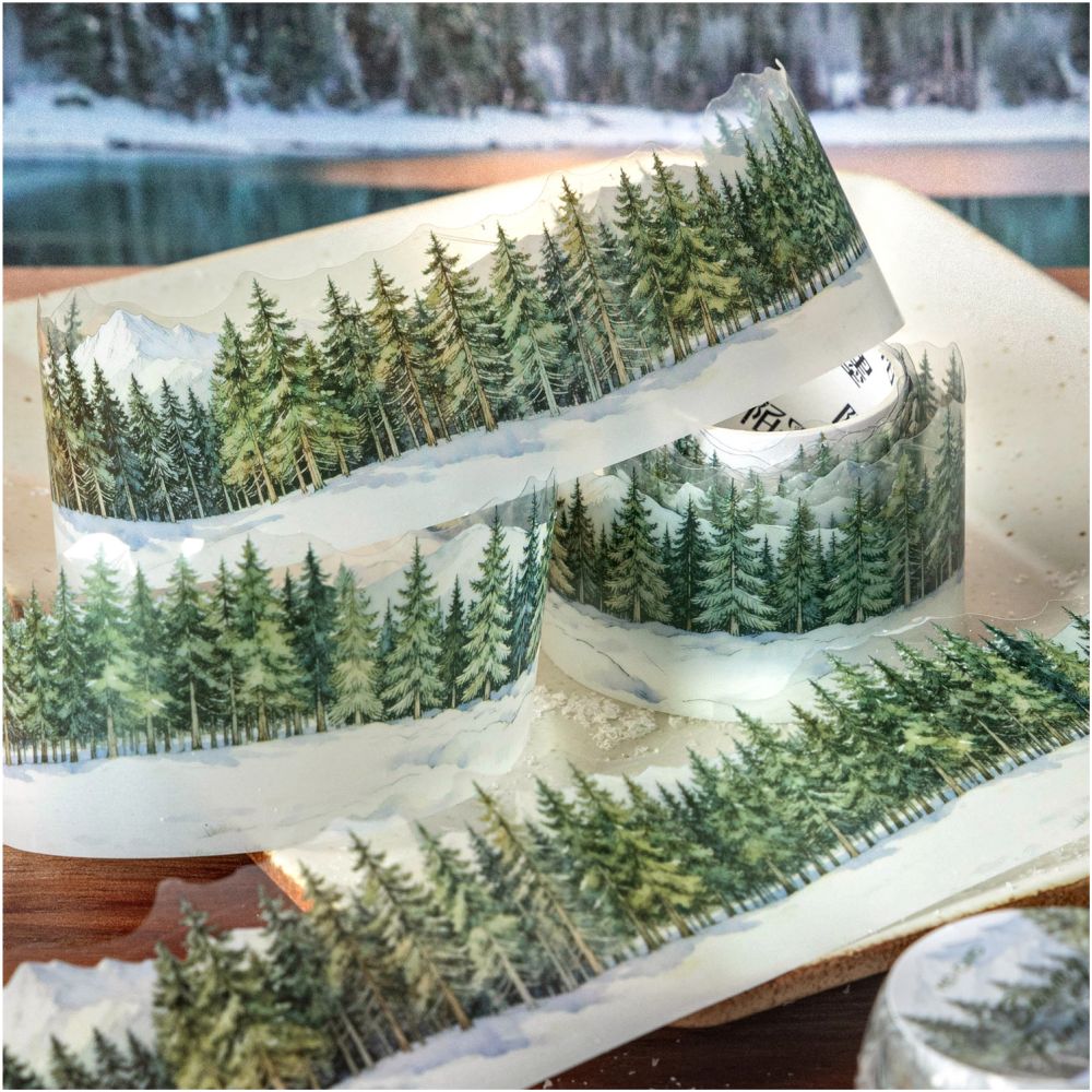 Winter Snow Scene PET Tape 6 Designs image 1