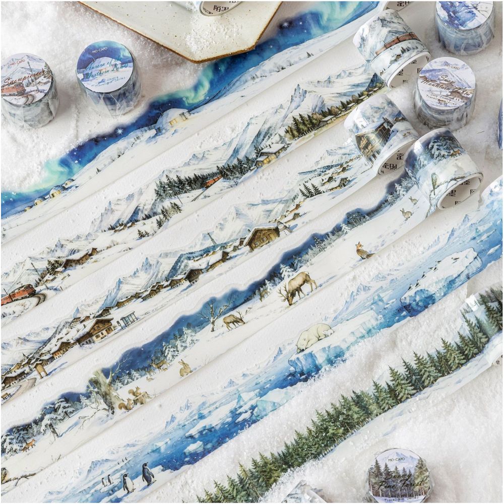 Winter Snow Scene PET Tape 6 Designs image 3