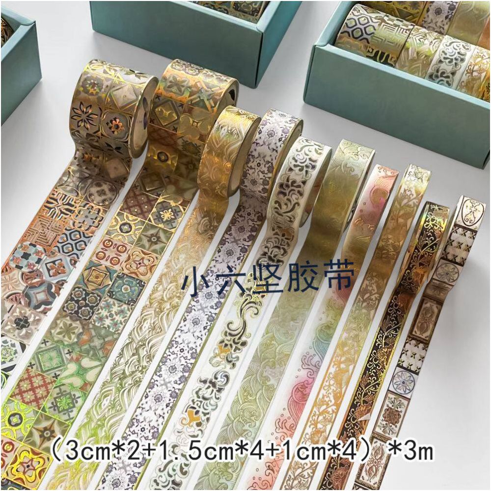 Retro style gold foil tape 3m