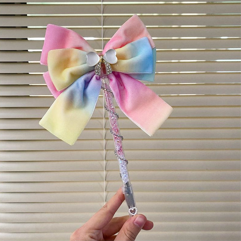 Super Immortal Gradient Bow Flowing Sand Pen Knife Hand Account Open Box Art Knife Exquisite Open Box Artifact Can Replace Blades image 0