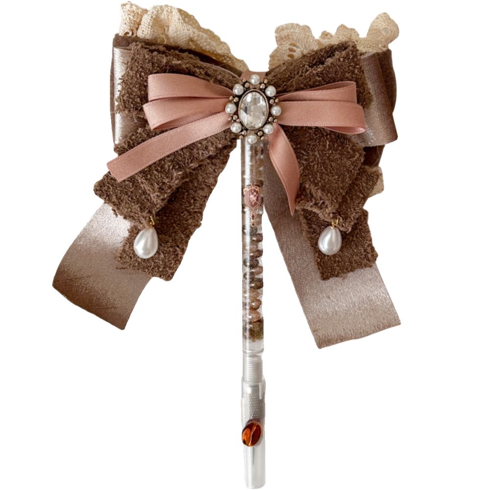 Maillard Ribbon Lace Bow Float Pearl Paper Knife image 5