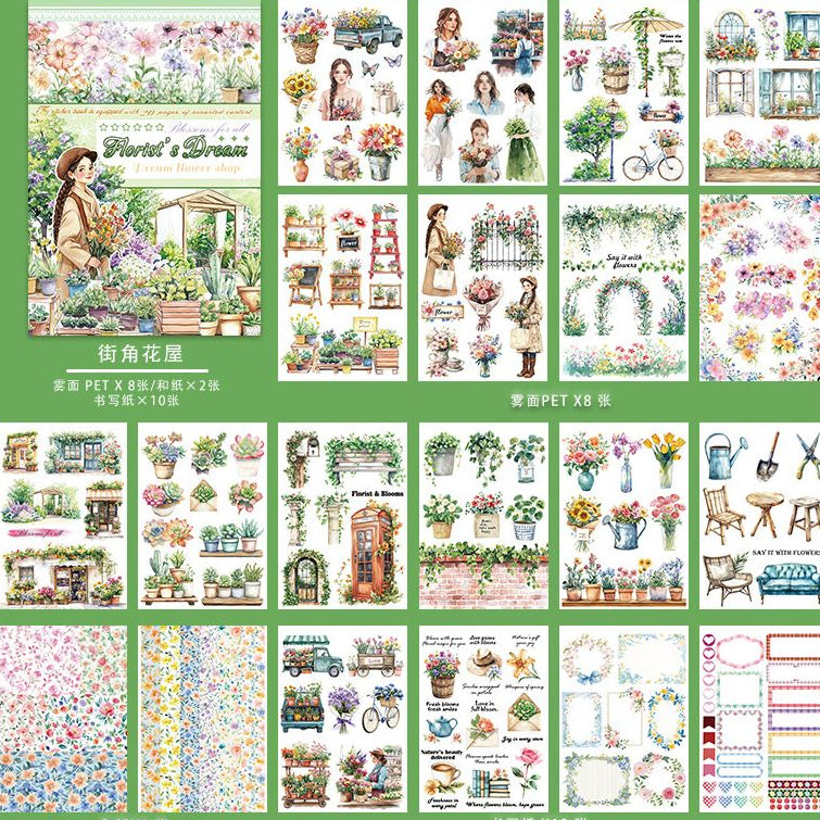 Sticker book for journaling sticker book 4 Styles 20 Sheets