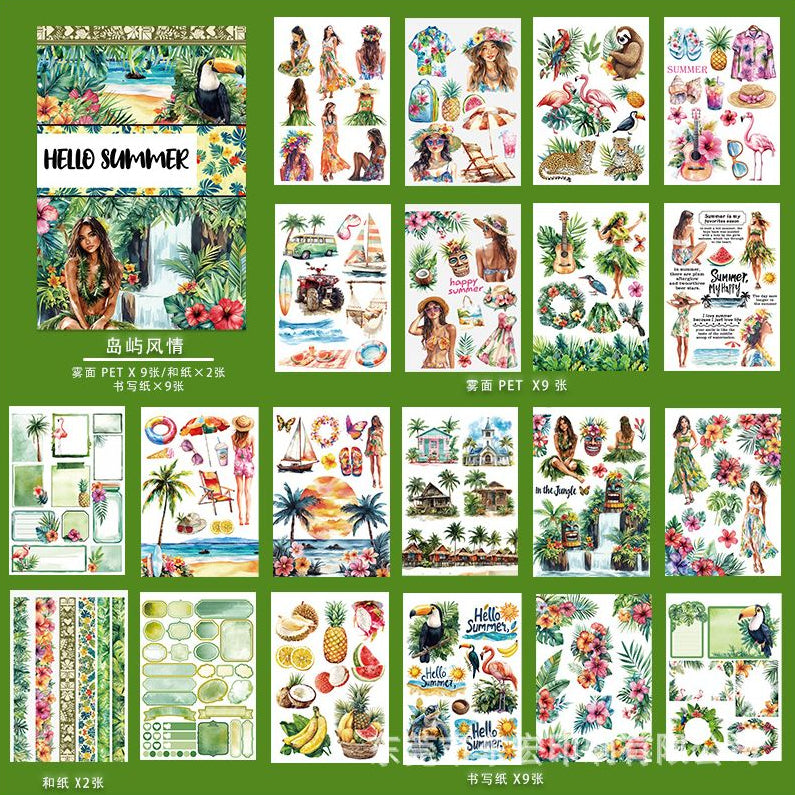 Sticker book for journaling sticker book 4 Styles 20 Sheets