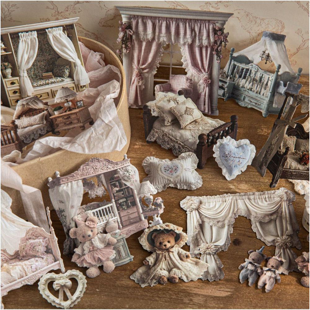 Sweet Dream House Series Hard Card Sticker Pack 15 Sheets image 1