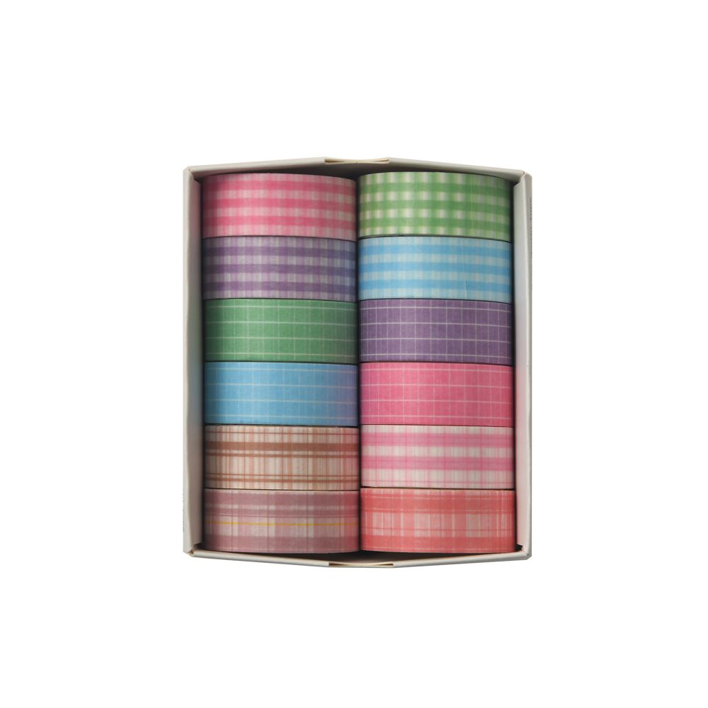 Cross border Washi Tape Set 12 Rolls 4 Types