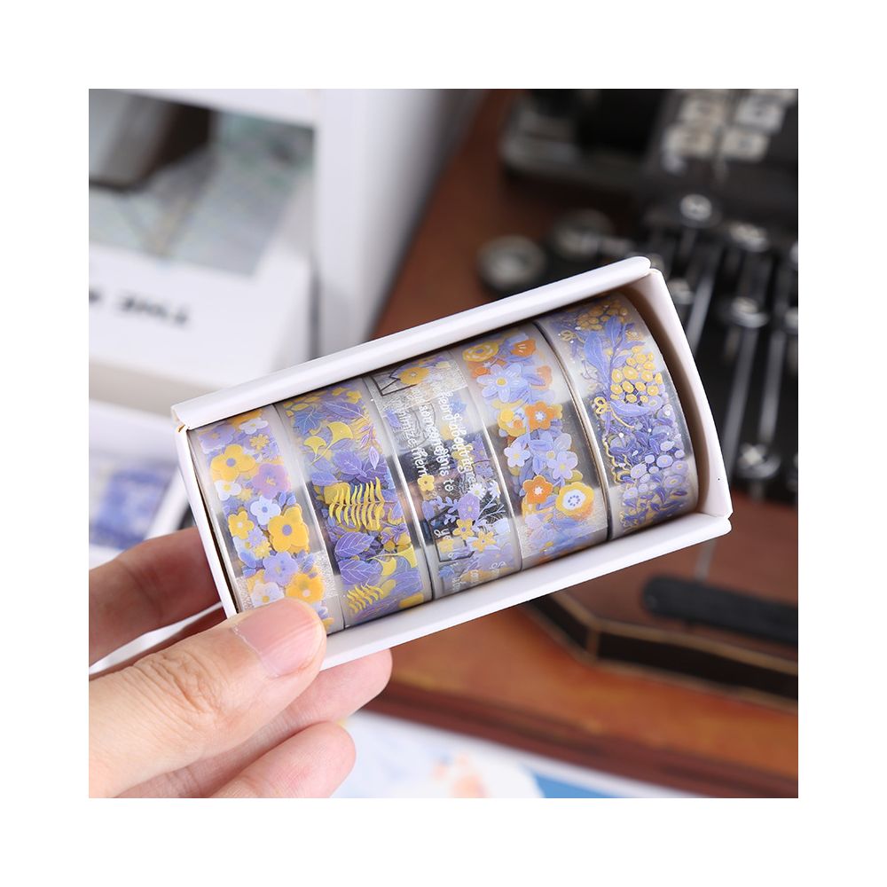 Floral Series PET Tape Set 5 rolls 6 Styles