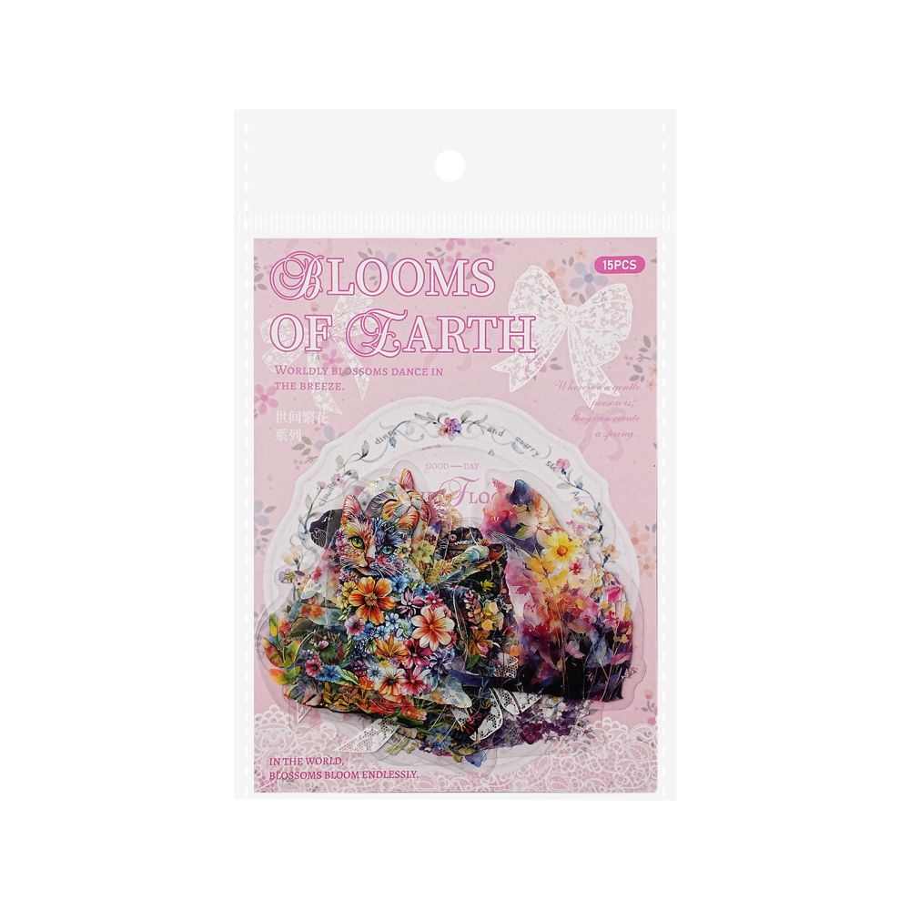 Flower and Animal Themed Journal Decorations 15 Sheets 6 Designs image 4