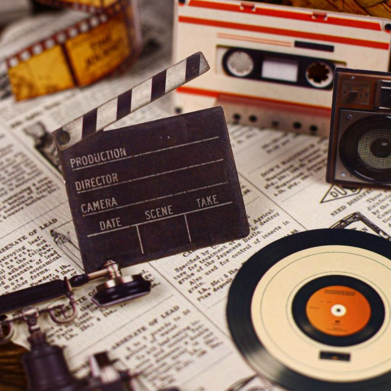 Retro Phonograph series Paper Sticker Pack 6 variants image 1