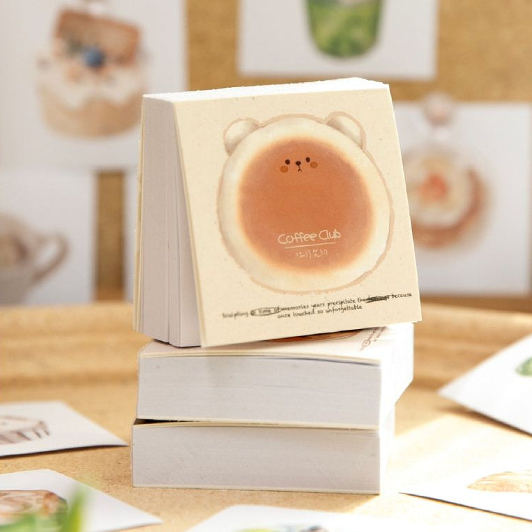 Coffee shop series material paper 5 styles 56 pcs image 1