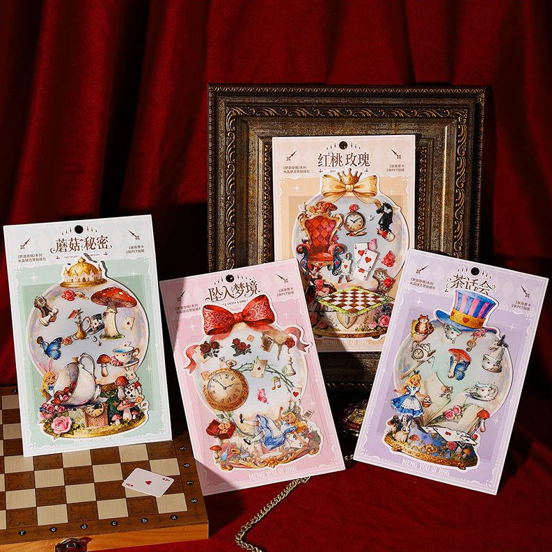 Dreamland Series Alice in Wonderland Crystal Ball PET Stickers 4 Designs image 0