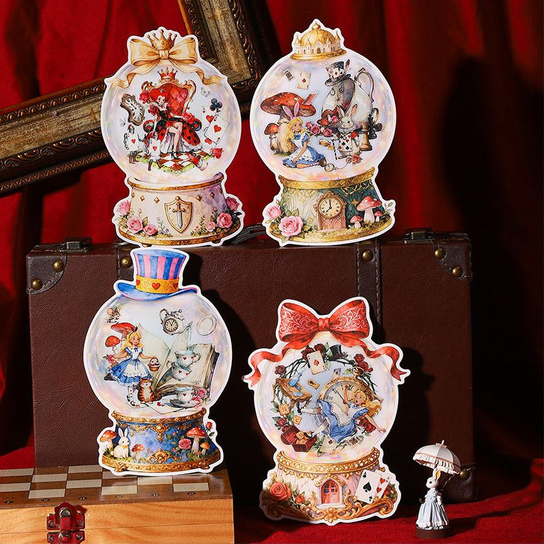 Dreamland Series Alice in Wonderland Crystal Ball PET Stickers 4 Designs image 4