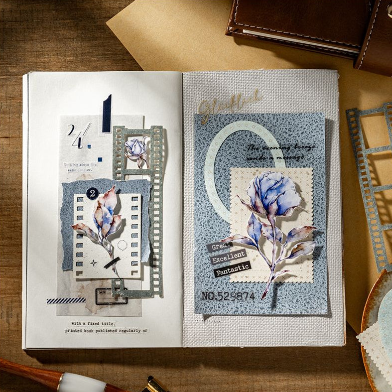 Paper Blank Paper Series Material Paper 6 Designs 30 Pcs image 2