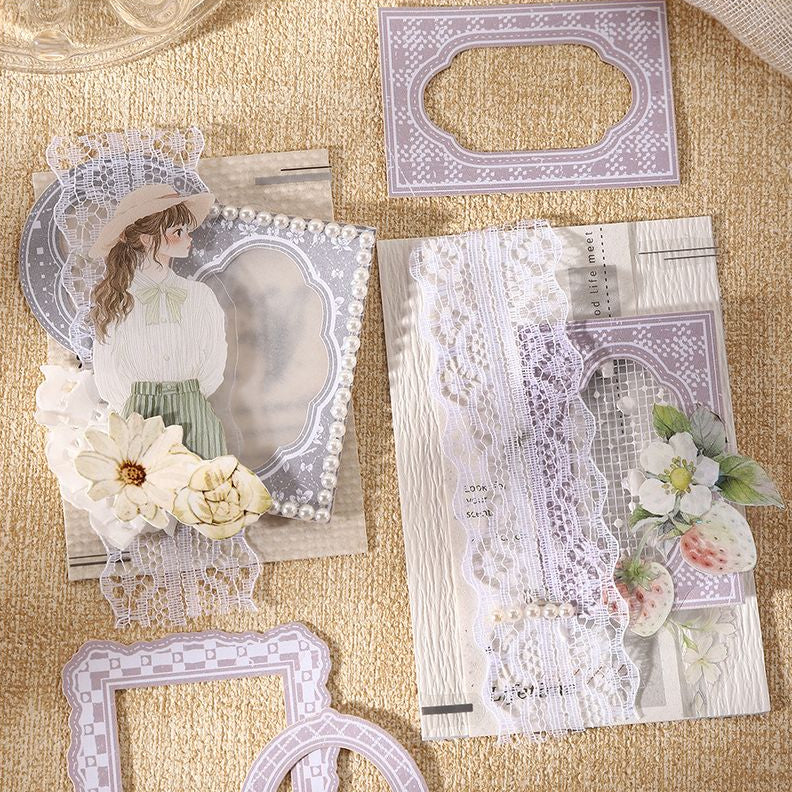 Cutout Border Paper Sticker Pack 6 Designs 20 Sheets image 3