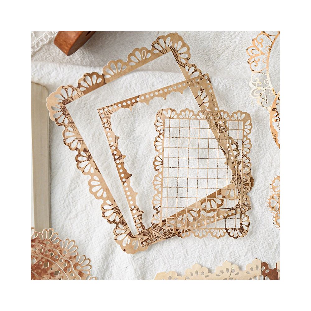 light Vintage Lace material Paper 4 variants image 2