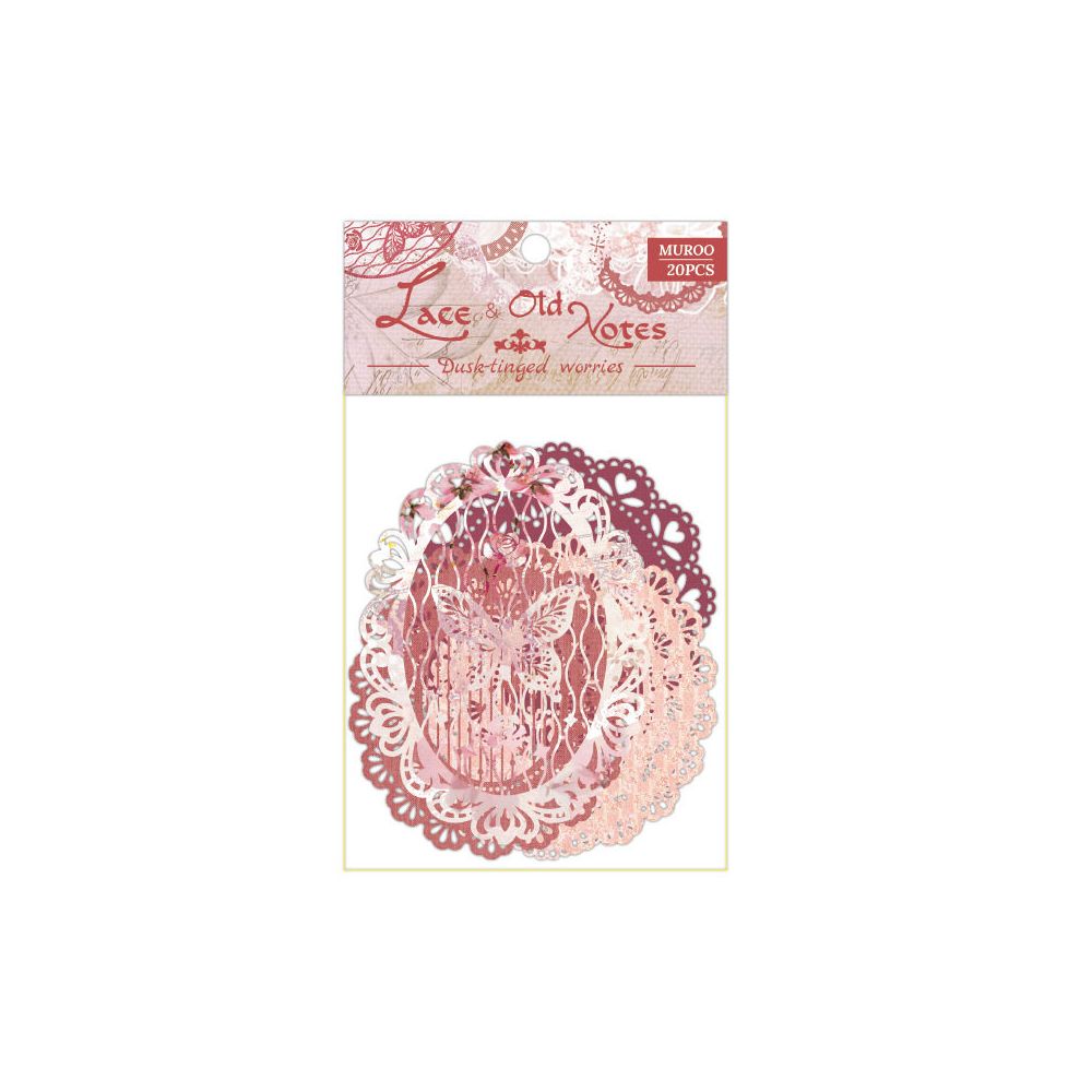 light Vintage Lace material Paper 4 variants image 4