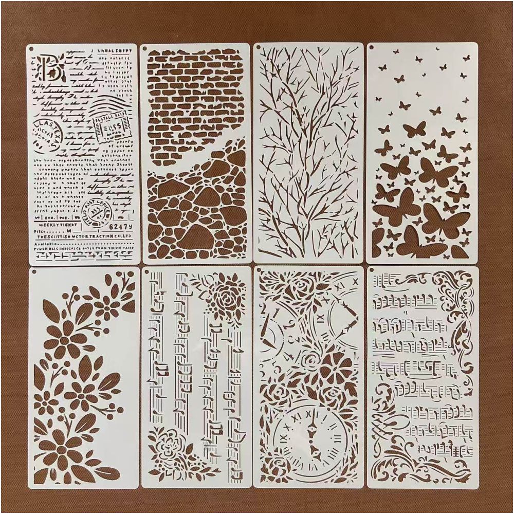 Lace patterned Stencils 9 Styles image 0