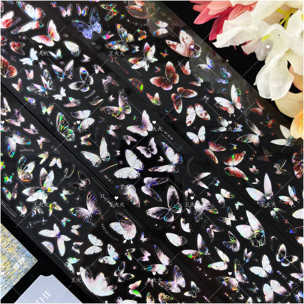 Four Color Butterfly PET Tape 5cm x 1m image 4