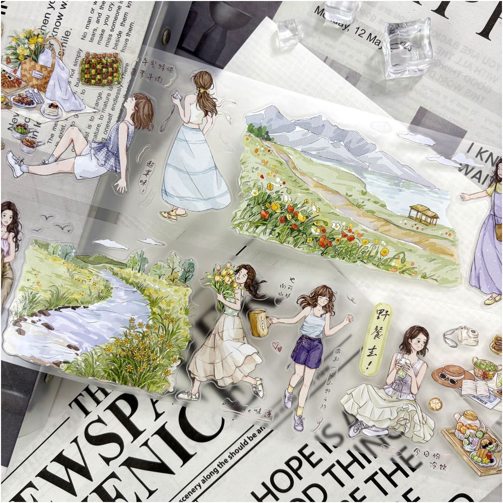 Character Landscape PET Tape 7cm x 1m image 3