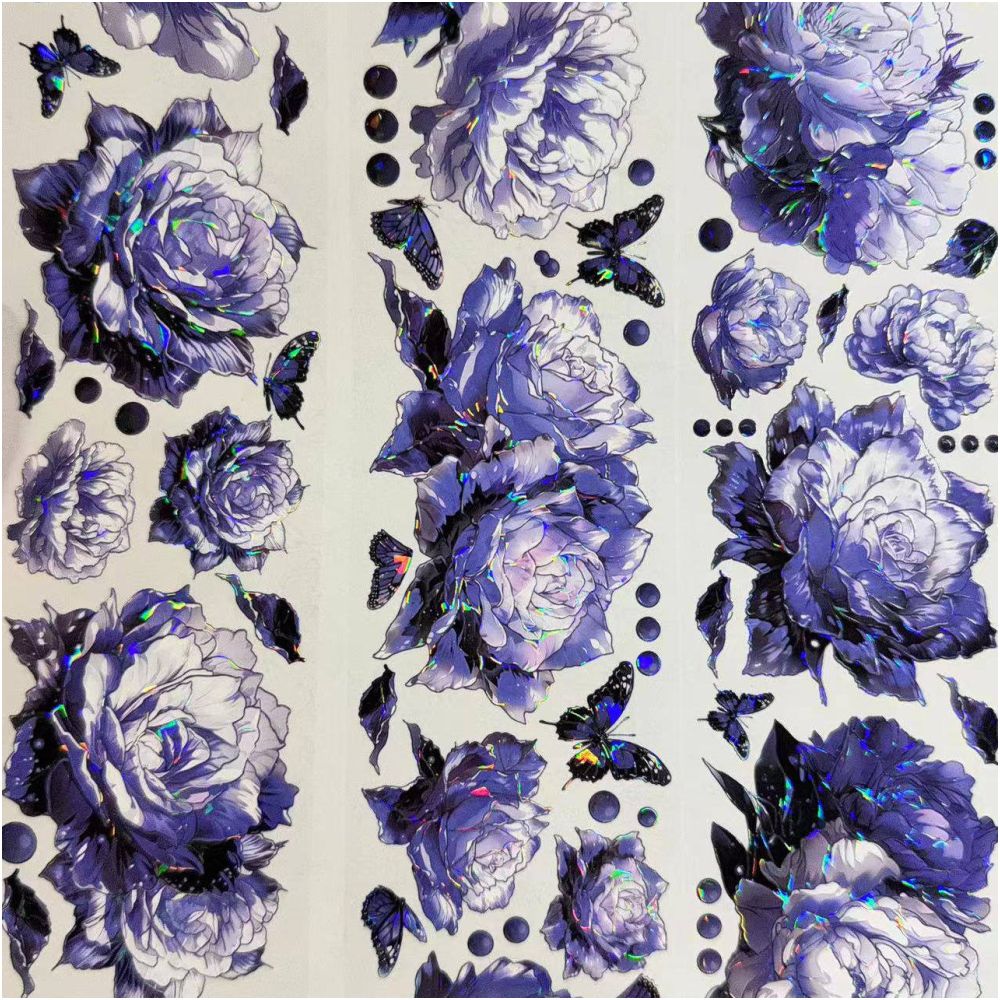 Beautiful flower PET Tape 6cm x 1m image 2