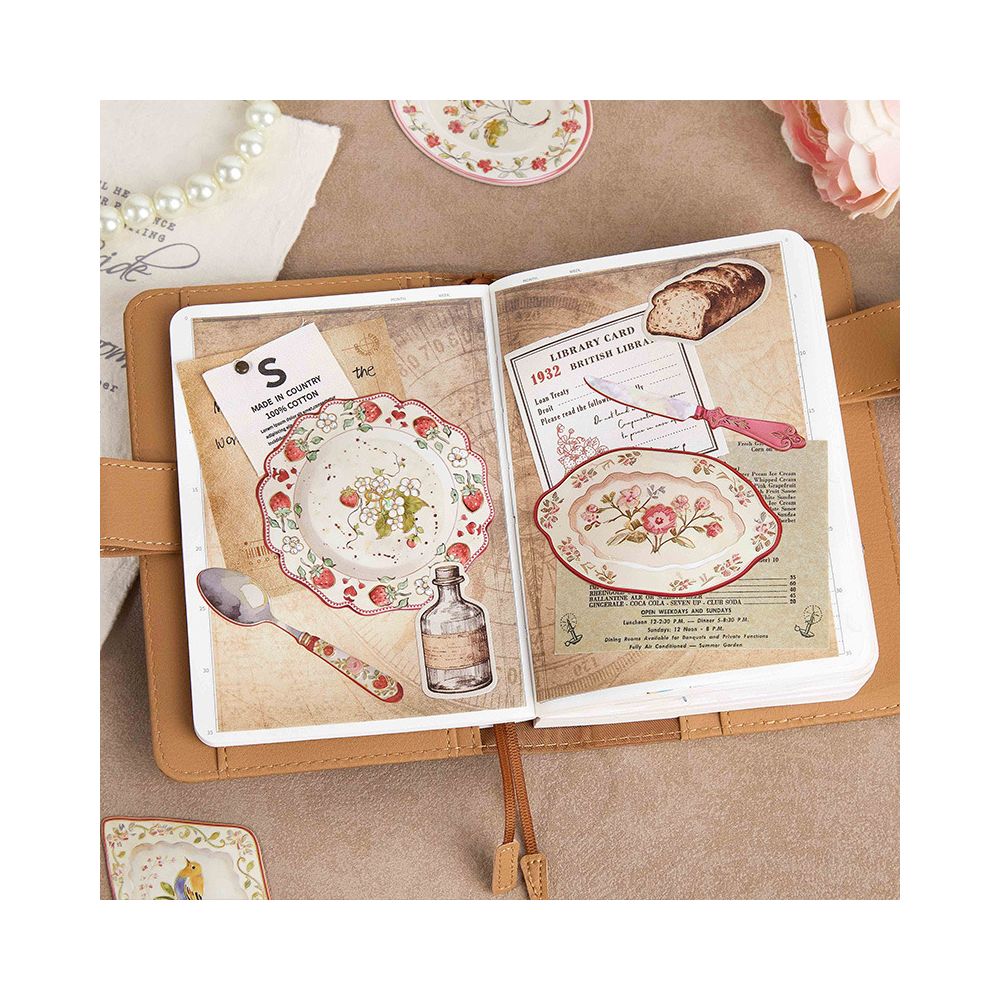 Dreamy Garden Series Paper Material Stickers 10 sheets 6 designs image 2