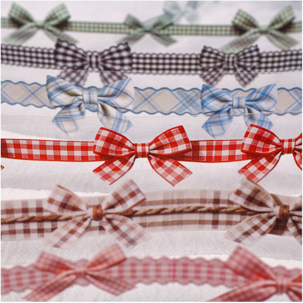Vintage Bow Series PET Tape 3 5cm x 2m 6 Designs image 3