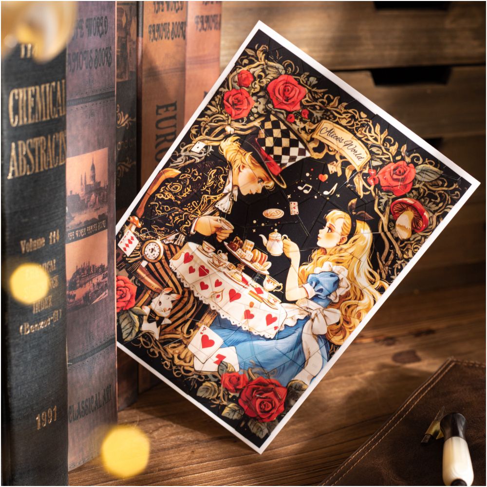 Vintage Fairy Tale Puzzle PT Stickers 4 Designs image 1