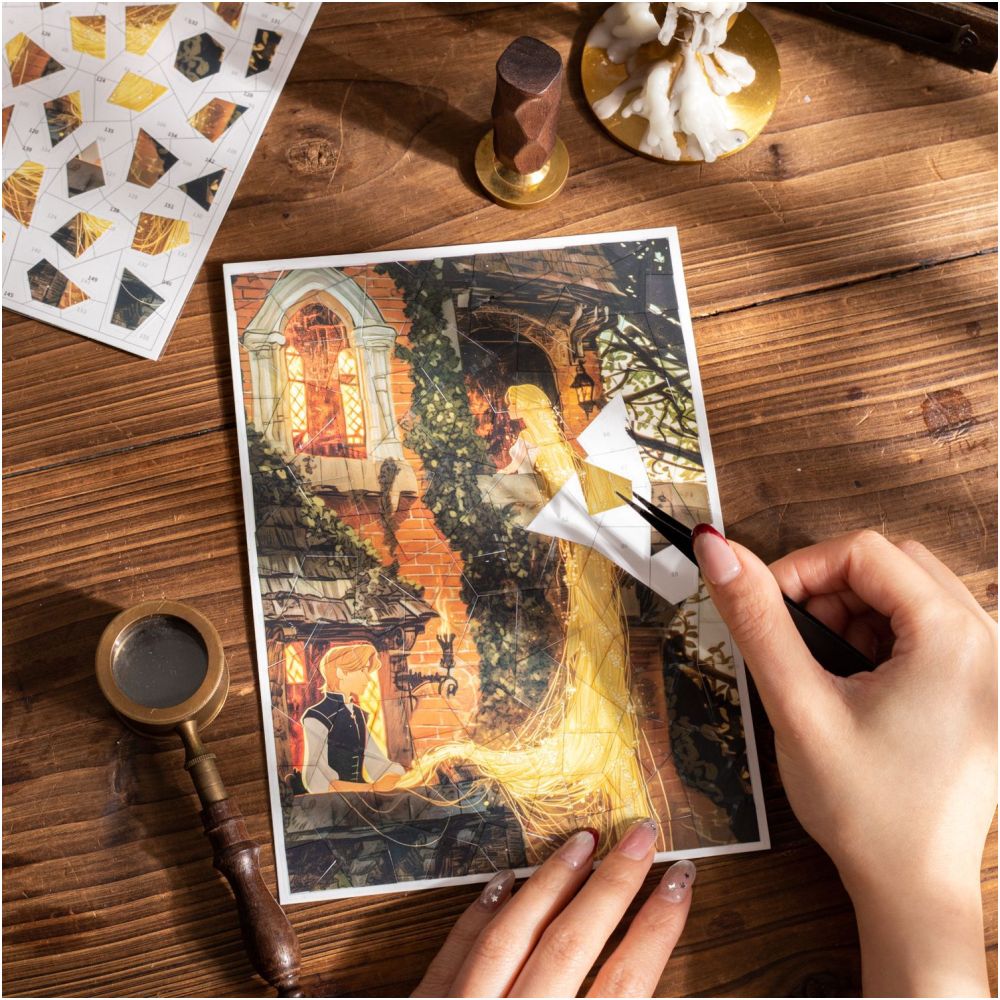Vintage Fairy Tale Puzzle PT Stickers 4 Designs image 2