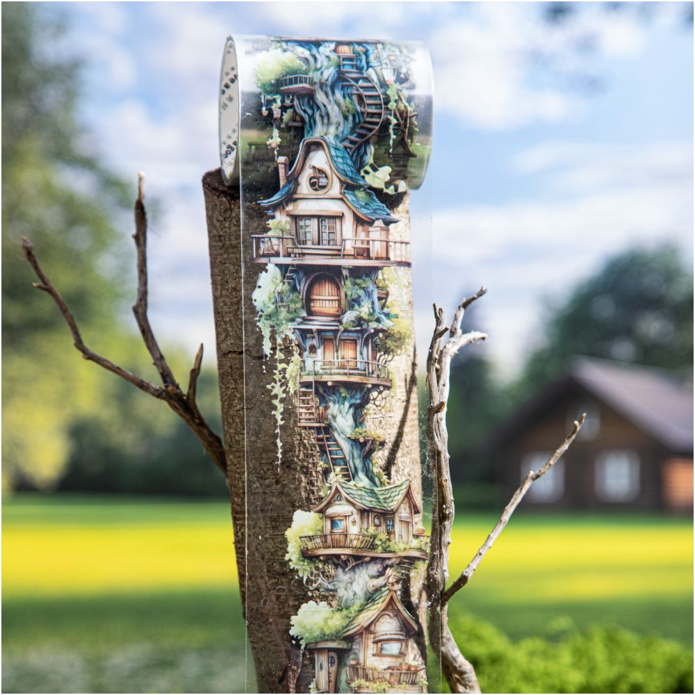 Fantasy House Series PET Tape 4 Designs 5cm x 2m image 1