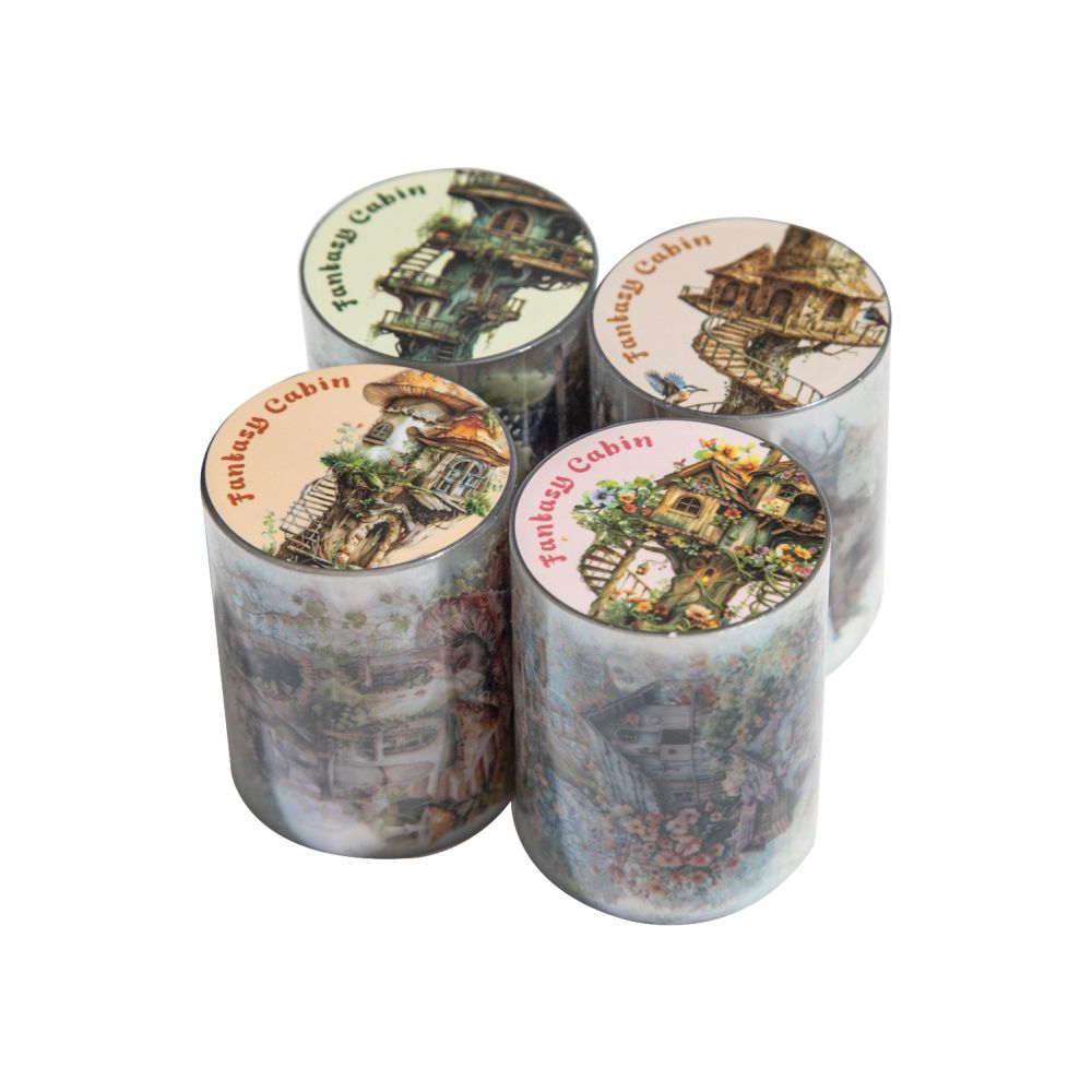Fantasy House Series PET Tape 4 Designs 5cm x 2m image 4
