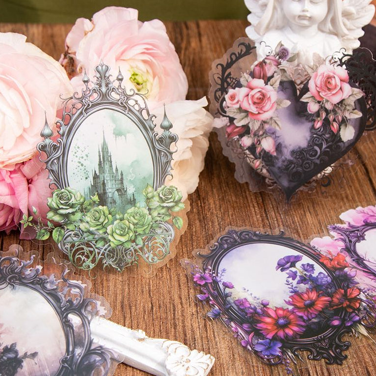 Magic Mirror and Flower PET Stickers 6 variants image 0