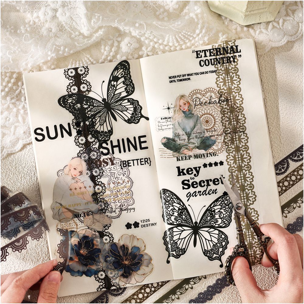 Silk Satin Dream series PET Tape 1 5cm x 2m 2 designs image 3