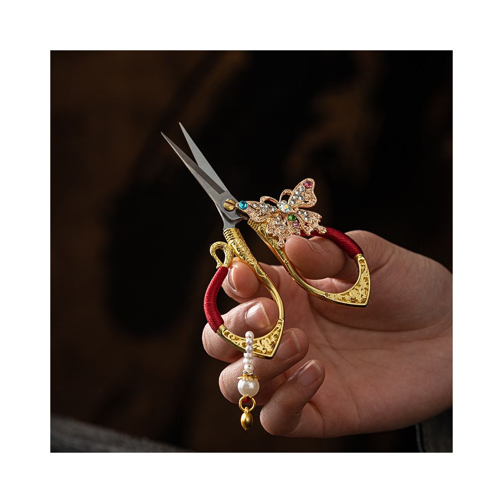 Elegant butterfly handled scissors 16 Styles image 0