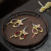 Elegant butterfly handled scissors 16 Styles image 3