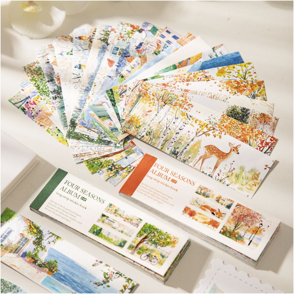 Four Seasons Collection Paper Stickers 24psc 4 variants image 0