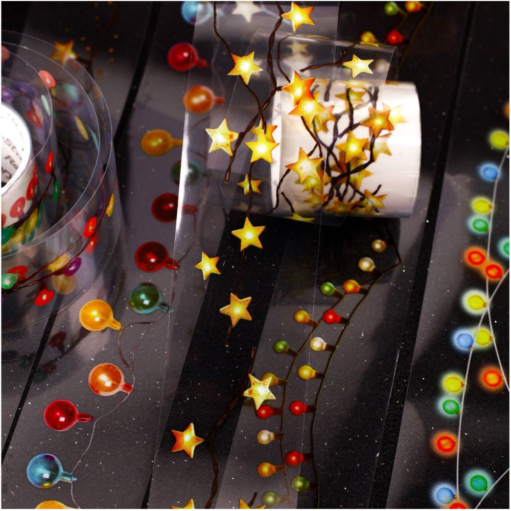 Tape Colorful String Lights Series PET Tape 3 5cm x 2m 6 variants image 0