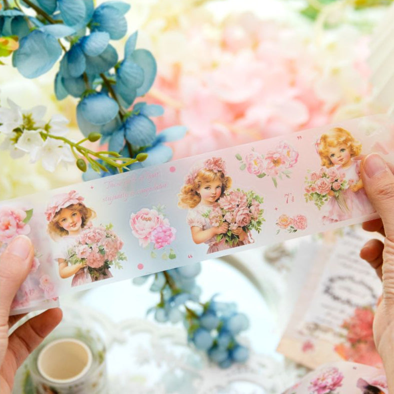 Floral Girl Theme PET Tape 6cm x 2m image 3
