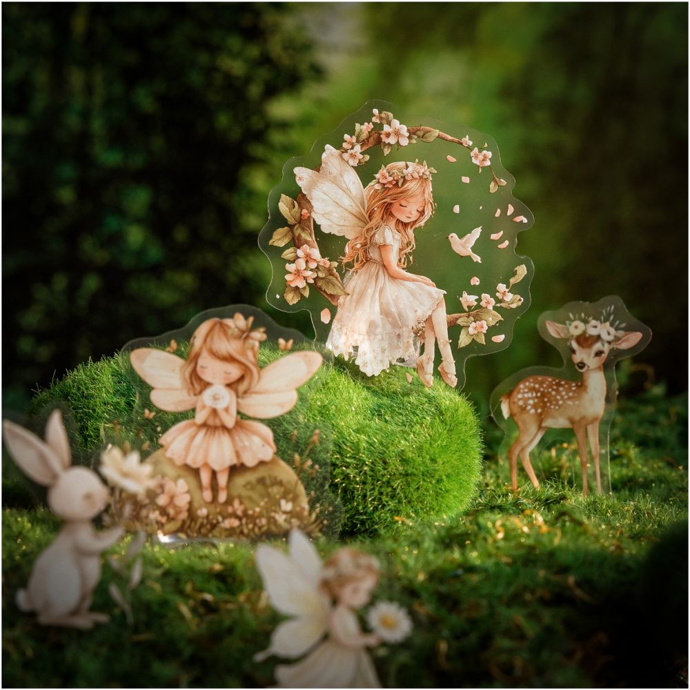 Fairy Fantasy PET Stickers 20psc 6 variants image 0