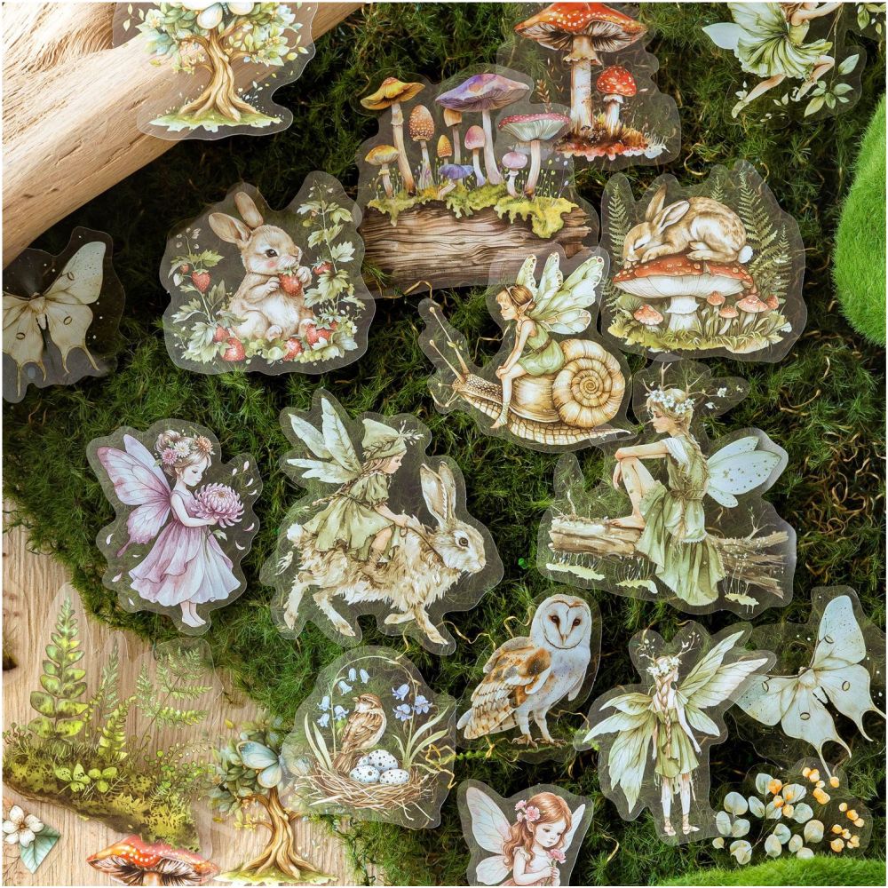 Fairy Fantasy PET Stickers 20psc 6 variants image 2