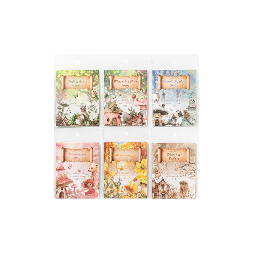 Fairy Fantasy PET Stickers 20psc 6 variants image 4