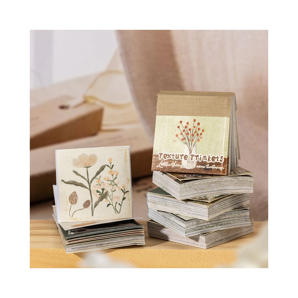 Textured Accessories Paper Sticker Notebook 40 psc 4 variants image 0
